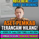 Diduga Pungli Rp13 Juta Dibiarkan, Aset Pemkab Lampung Utara Terancam Hilang